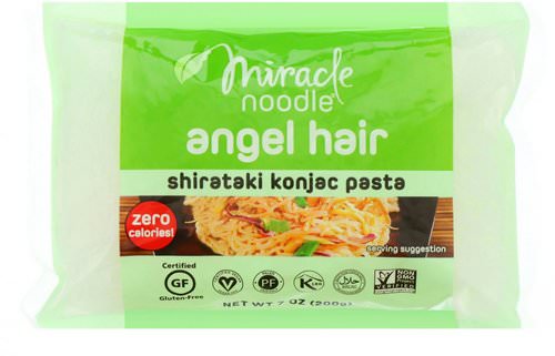 Miracle Noodle, Angel Hair, Shirataki Konjac Pasta, 7 oz (200 g) فوائد