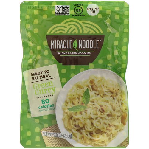 Miracle Noodle, Ready-to-Eat Meal, Green Curry, 9.9 oz (280 g) فوائد