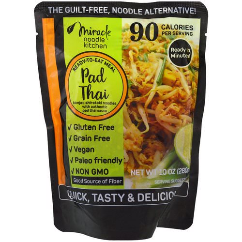Miracle Noodle, Ready-to-Eat Meal, Pad Thai, 10 oz (280 g) فوائد