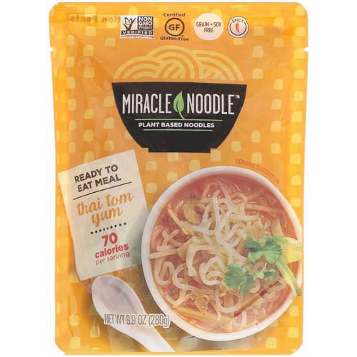 Miracle Noodle, Ready-to-Eat Meal, Thai Tom Yum, 9.9 oz (280 g) فوائد