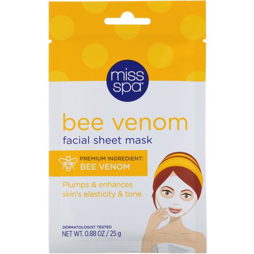 Miss Spa, Bee Venom Facial Sheet Mask, 1 Mask فوائد