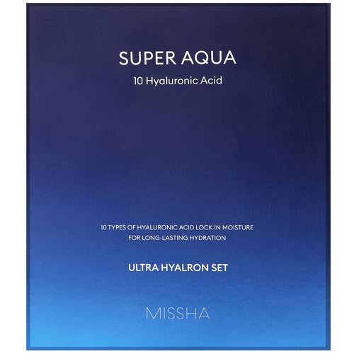 Missha, Super Aqua, Ultra Hyalron Set, 4 Pieces فوائد