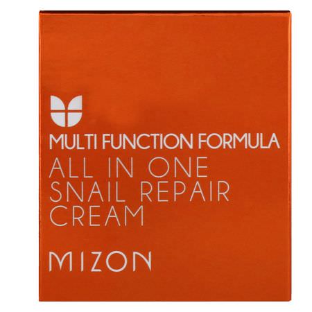 Mizon, All In One Snail Repair Cream, 2.53 oz (75 ml):مرطبات K-جمال, الكريمات