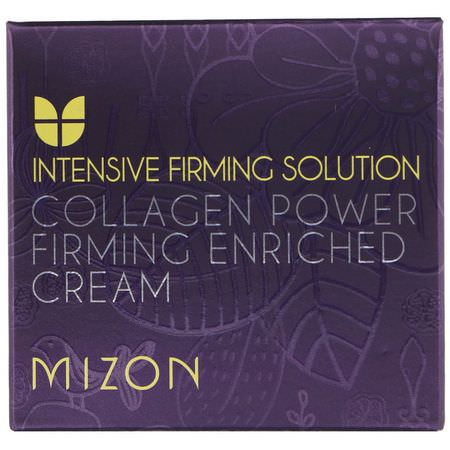 Mizon, Collagen Power Firming Enriched Cream, 1.69 oz (50 ml):ثبات, مكافحة الشيخ,خة