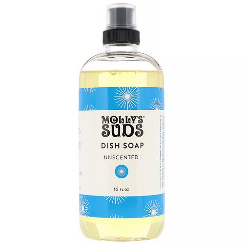 Molly's Suds, Dish Soap, Unscented, 16 fl oz فوائد