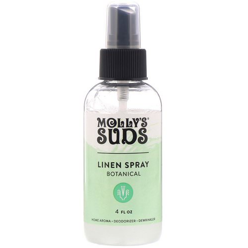 Molly's Suds, Linen Spray, Botanical, 4 fl oz فوائد