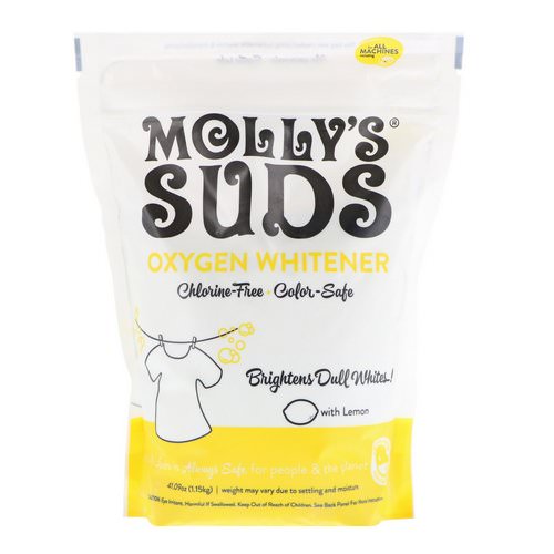Molly's Suds, Oxygen Whitener, 41.09 oz (1.15 kg) فوائد