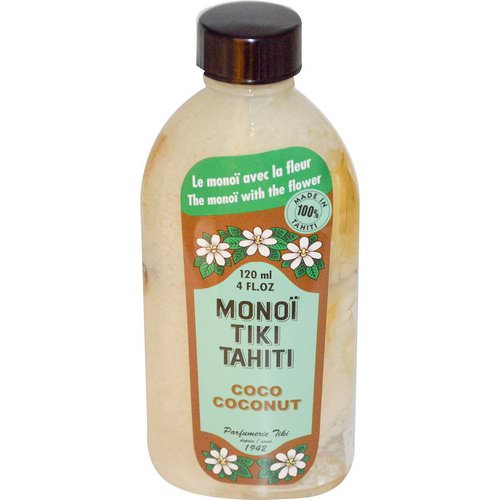 Monoi Tiare Tahiti, Coconut Oil, Coco Coconut, 4 fl oz (120 ml) فوائد