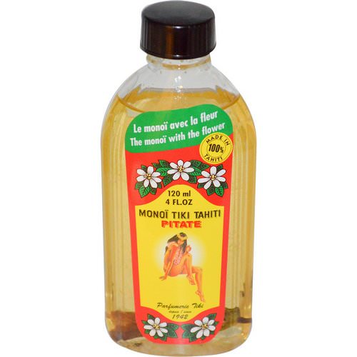 Monoi Tiare Tahiti, Coconut Oil, Pitate (Jasmine), 4 fl oz (120 ml) فوائد