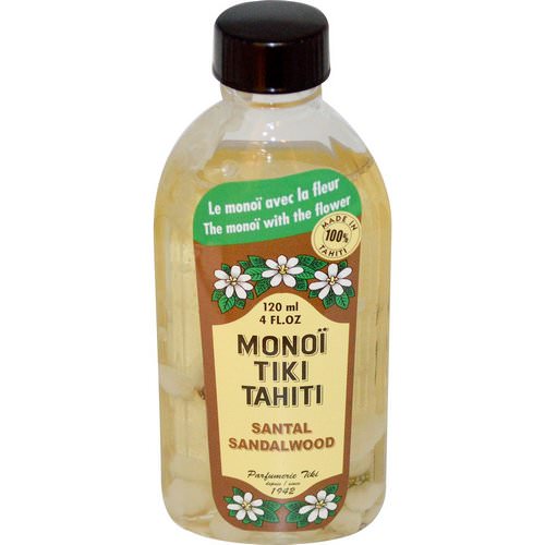Monoi Tiare Tahiti, Coconut Oil, Sandalwood, 4 fl oz (120 ml) فوائد