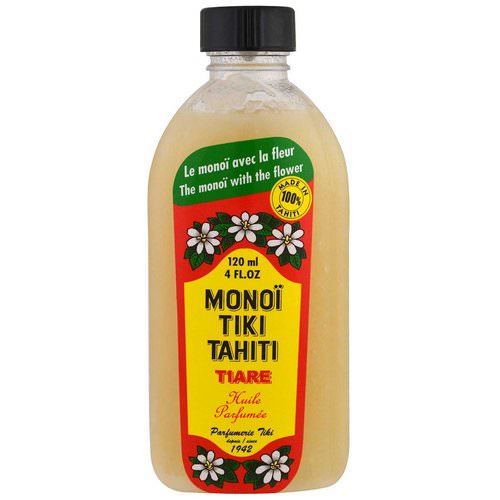Monoi Tiare Tahiti, Coconut Oil, Tiare (Gardenia), 4 fl oz (120 ml) فوائد