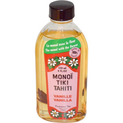 Monoi Tiare Tahiti, Coconut Oil, Vanilla, 4 fl oz (120 ml) فوائد