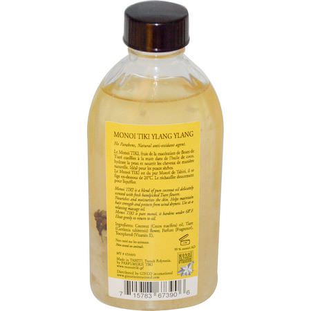 Monoi Tiare Tahiti, Coconut Oil, Ylang Ylang, 4 fl oz (120 ml):زي,ت التدليك ,الجسم