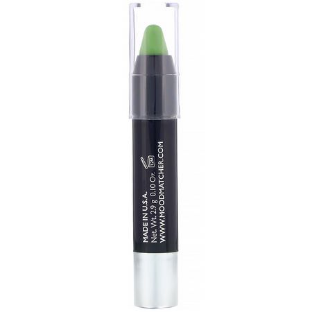 MOODmatcher, Twist Stick, Lip Color, Green, 0.10 oz (2.9 g):أحمر الشفاه, الشفاه