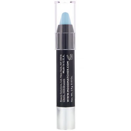 MOODmatcher, Twist Stick, Lip Color, Light Blue, 0.10 oz (2.9 g):أحمر شفاه, شفاه