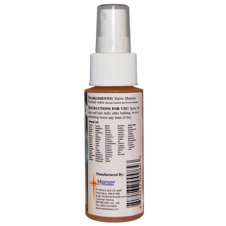 Morningstar Minerals, Derma Boost Rejuvenating Spray Mist, 2 fl oz (59 ml):العناية بفر,ة الرأس, العناية بالشعر