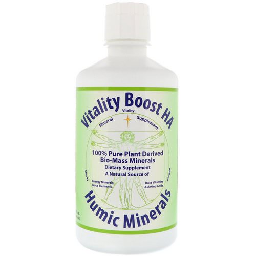Morningstar Minerals, Vitality Boost HA, Humic Minerals, 32 fl oz (946 ml) فوائد