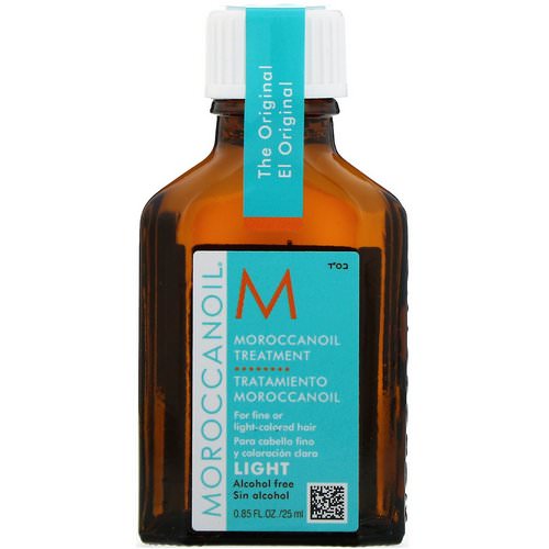 Moroccanoil, Moroccanoil Treatment, Light, 0.85 fl oz (25 ml) فوائد
