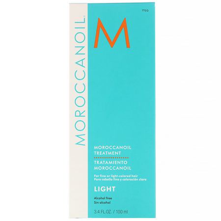 Moroccanoil, Moroccanoil Treatment, Light, 3.4 fl oz (100 ml):مصل, زيت شعر