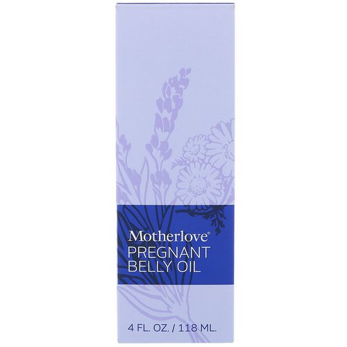 Motherlove, Pregnant Belly Oil, 4 fl oz (118 ml) فوائد