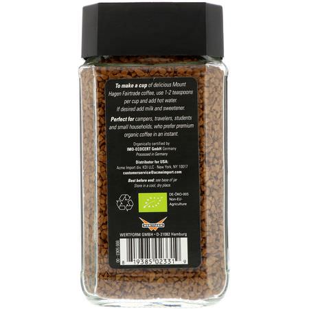 Mount Hagen, Organic Fairtrade Coffee, Instant, 3.53 oz (100 g):قه,ة ف,رية