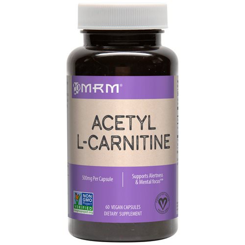 MRM, Acetyl L-Carnitine, 500 mg, 60 Vegan Capsules فوائد