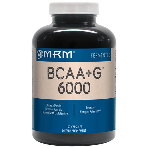 MRM, BCAA+G 6000, 150 Capsules فوائد