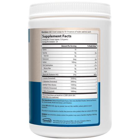 MRM, BCAA+G Reload, Post-Workout Recovery, Island Fusion, 11.6 oz (330 g):L-Glutamine, BCAA
