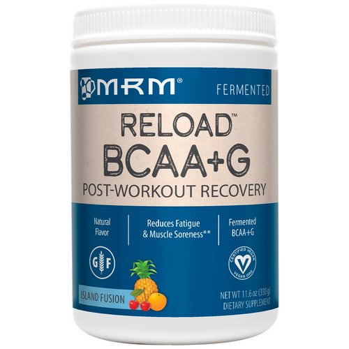 MRM, BCAA+G Reload, Post-Workout Recovery, Island Fusion, 11.6 oz (330 g) فوائد