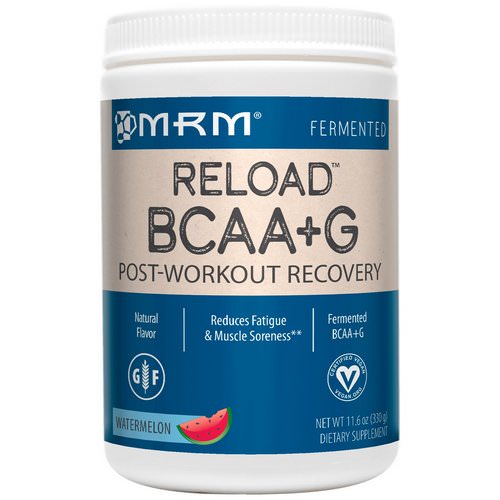 MRM, BCAA+ G Reload, Post-Workout Recovery, Watermelon, 11.6 oz (330 g) فوائد