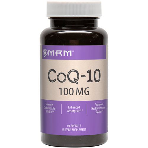 MRM, CoQ-10, 100 mg, 60 Softgels فوائد