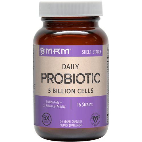 MRM, Daily Probiotic, 30 Vegan Capsules فوائد