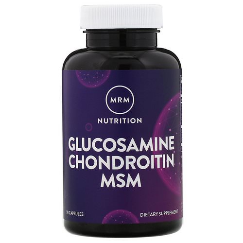 MRM, Nutrition, Glucosamine Chondroitin MSM, 90 Capsules فوائد