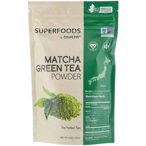 MRM, Matcha Green Tea Powder, 6 oz (170 g) فوائد