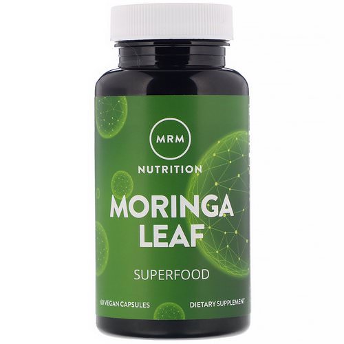 MRM, Moringa Leaf, 60 Vegan Capsules فوائد