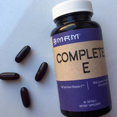 MRM, Nutrition, Complete E, 60 Softgels