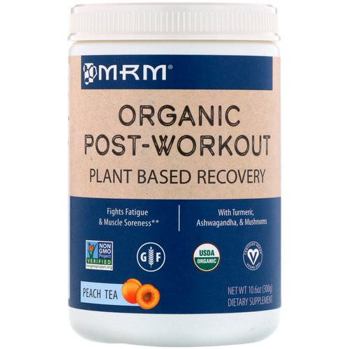 MRM, Organic Post-Workout, Peach Tea, 10.6 oz (300 g) فوائد