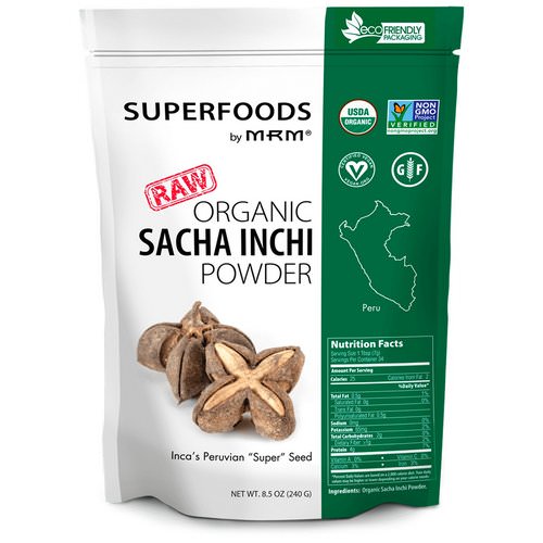 MRM, Raw Organic Sacha Inchi Powder, 8.5 oz (240 g) فوائد