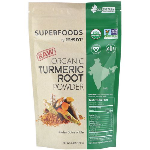 MRM, Raw Organic Turmeric Root Powder, 6 oz (170 g) فوائد