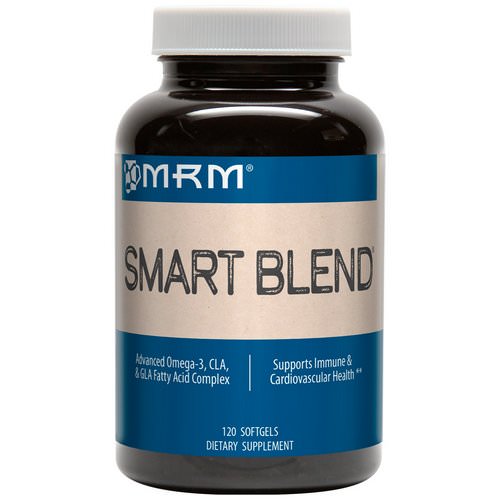 MRM, Smart Blend, Advanced Omega-3, CLA & GLA Fatty Acid Complex, 120 Softgels فوائد
