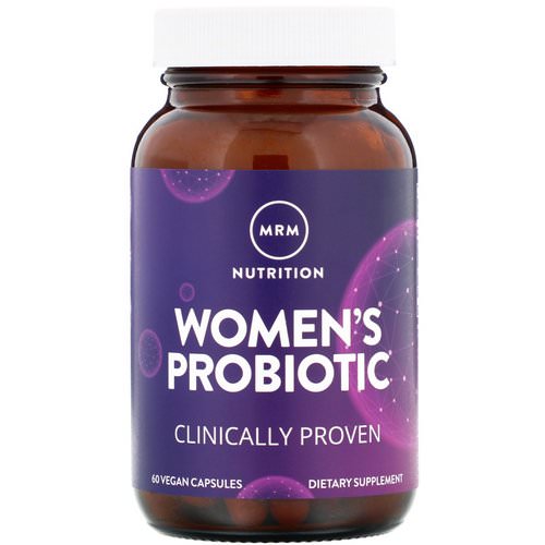 MRM, Women's Probiotic, 60 Vegan Capsules فوائد