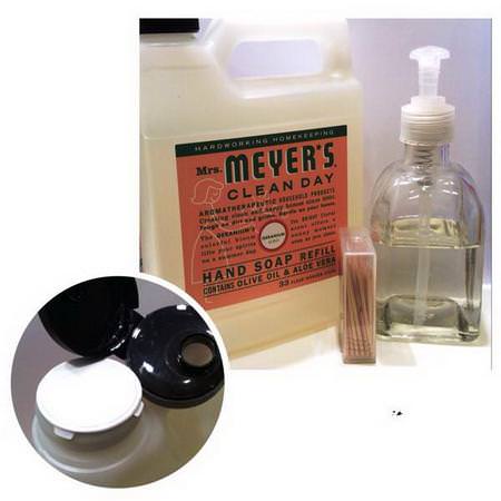 Mrs. Meyers Clean Day Hand Soap Refill - عب,ة صاب,ن اليد, الدش, الحمام