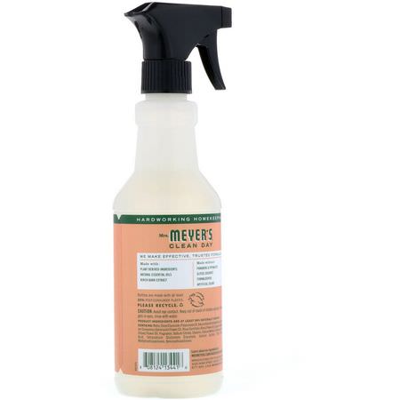 Mrs. Meyers Clean Day, Muti-Surface Everyday Cleaner, Geranium Scent, 16 fl oz (473 ml):منظفات الأسطح, منزلية