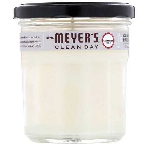 Mrs. Meyers Clean Day, Scented Soy Candle, Lavender Scent, 7.2 oz فوائد