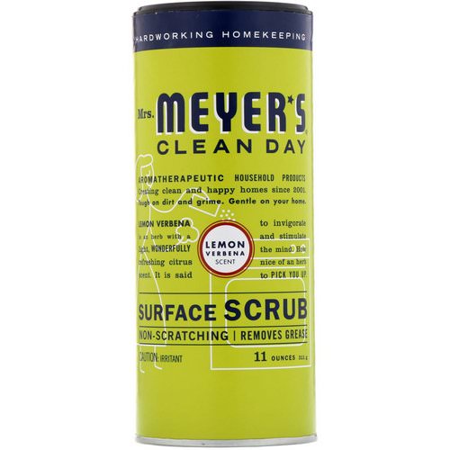 Mrs. Meyers Clean Day, Surface Scrub, Lemon Verbena Scent, 11 oz (311g) فوائد