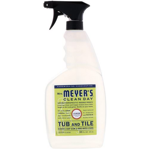 Mrs. Meyers Clean Day, Tub and Tile, Lemon Verbena Scent, 33 fl oz (976 ml) فوائد