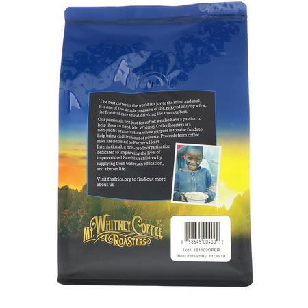 Mt. Whitney Coffee Roasters, Organic Peru, Medium Roast Whole Bean Coffee, 12 oz (340 g):مت,سطة التحميص, القه,ة