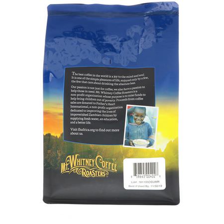 Mt. Whitney Coffee Roasters, Organic Sumatra Gayo Mountain, Medium Plus Roast, Whole Bean Coffee, 12 oz (340 g):Dark Roast, Coffee