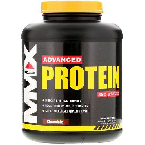 MuscleMaxx, Advanced Protein, Chocolate, 5 lb (2.27 kg) فوائد