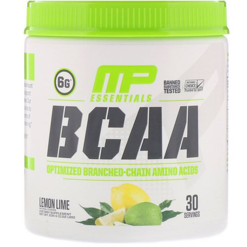 MusclePharm, BCAA Essentials, Lemon Lime, 0.52 lbs (234 g) فوائد